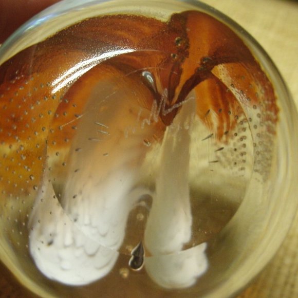 Art Glass Sphere Paper Weight - Picture 10 of 16